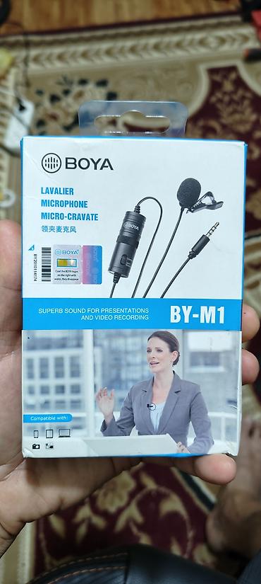 iphone 17 pro mac: BOYA BY-M1 — петличный микрофон для презентаций и видеозаписи — 1