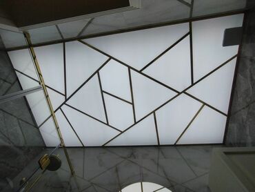 qaqa şekilleri profil üçün: Dekorativ işıqlandırılan tavan paneli - Müasir geometrik dizayn lalafo.az -da qaqa şekilleri profil üçün: Dekorativ işıqlandırılan tavan paneli - Müasir geometrik dizayn