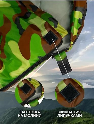 военный комуфляж: Спальный мешок с камуфляжным принтом и капюшоном - Тип: кокон/одеяло — 7