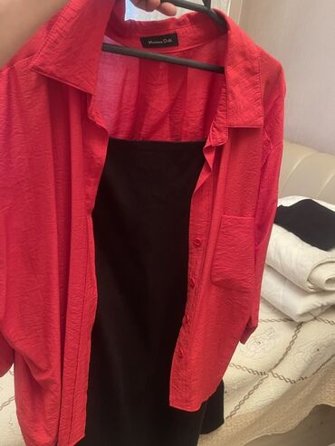 Dəstlər, kostyumlar: Qadın geyim dəsti - Qara klassik don: yüngül parça, qolsuz, yuvarlaq — 8