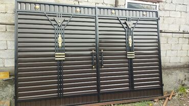 Откатные ворота: Ворота ворота навес навес ферма жана башкаларды заказ менен жазайбыз — 12