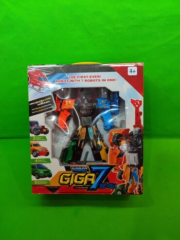 Игрушки: Тобот Гига 7 робот игрушка🌟 Комплектация товара: робот из 6 машинок и at lalafo.kg — 6 Игрушки: Тобот Гига 7 робот игрушка🌟 Комплектация товара: робот из 6 машинок и — 6