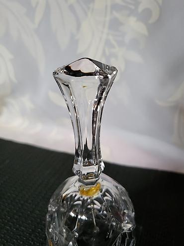 Ostali kućni dekor: Kristalno novo zvono Nemacka 80te. Vece zvono kristal,led kristal sve — 9