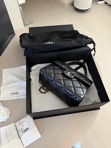 из франции: Классическая сумка, Chanel, Франция, Материал: Натуральная кожа, Съёмный ремень, Женские, Б/у — 4