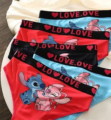 ps baletanke: Ženske gaćice sa motivom crtanih likova “Stitch & Angel”. - — 1