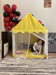 dam örtü: Başlıq: USAQLAR UCUN BOYUK OLCUDE OLAN USAQ CADIRI 3 RENGI VAR