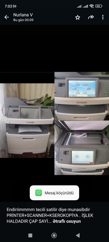 printer l800: Endiriimmmm tecili satilir diye munasibdir PRİNTER+SCANNER+KSEROKOPİYA