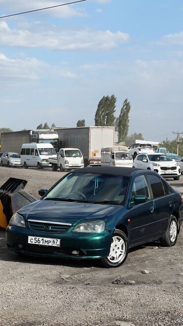 арзан машина мерс: Honda Civic: 2001 г., 1.5 л, Автомат, Бензин, Седан