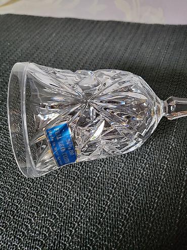 Ostali kućni dekor: Kristalno novo zvono Nemacka 80te. Vece zvono kristal,led kristal sve — 11