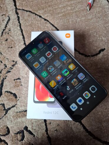 Redmi: Redmi, Redmi 12C, Новый, 128 ГБ, цвет - Голубой, 2 SIM