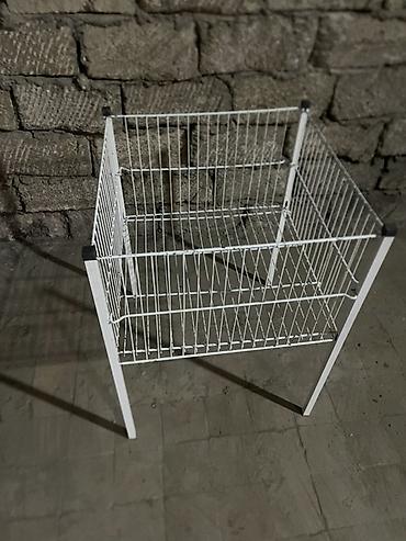 Оборудование для магазинов: Mağaza və anbarlar üçün metal sərgiləmə/saxlama səbəti. - Material — 1