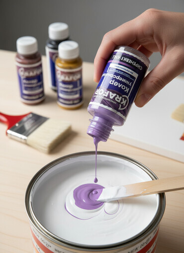 пигменты пескоблок: Универсальный колер KRAFOR предназначен для колеровки красок и эмалей