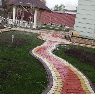 Тротуарная плитка: Элитная брусчатка Декоративная брусчатка • Высокопрочная брусчатка — 12