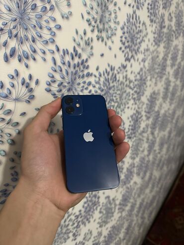 внутренний модем: IPhone 12 mini, Колдонулган, 64 ГБ, Көк, Коргоочу айнек, Каптама, 73 %