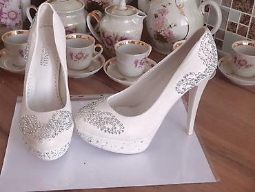 Туфли: Туфли на высоком каблуке чёрные,белые,серебристые,есть новые есть — 11