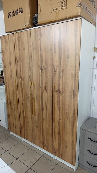 Уктоочу бөлмө гарнитурлары: Спальный комплект мебели: шкаф и двуспальная кровать с матрасом. В — 10
