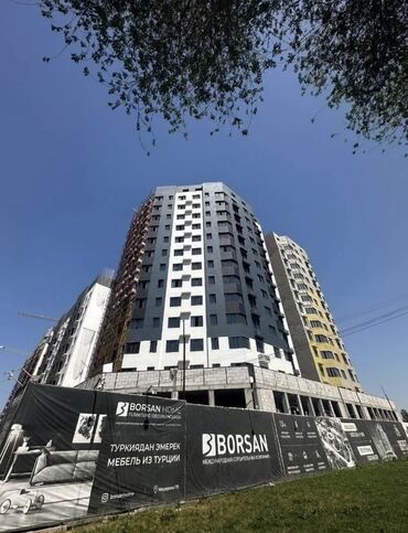 квартиры частные дома: 2 бөлмө, 59 кв. м, Элитка, 6 кабат, ПСО (өзү оңдоп түзөтүп бүтүү үчүн)