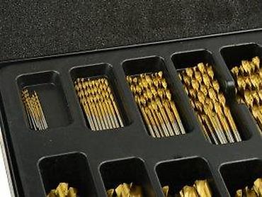 Burgije: Set spiralnih burgija u koferu – višedeljni komplet - Veliki komplet — 9