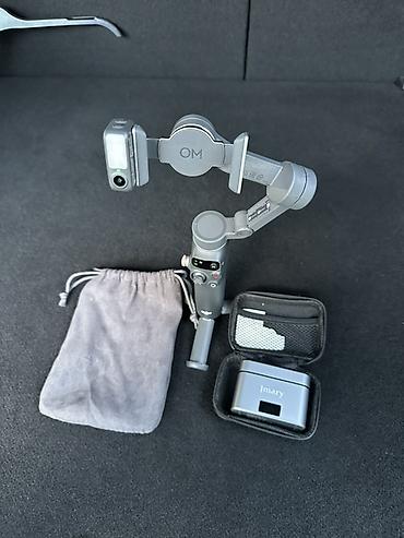 stablizatr: DJI Osmo Mobile 7P + Jmary Simsiz Mikrofon Dəsti ikiside ariginal — 8