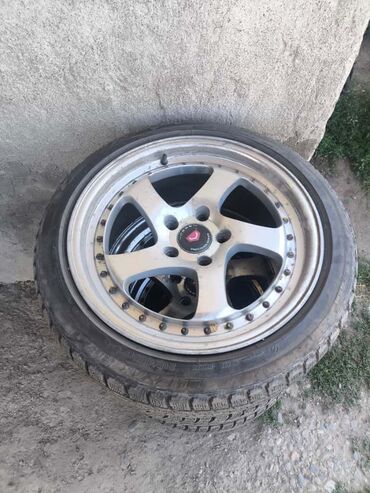 диски литые для нивы: Дөңгөлөктөр монтажда 215 / 45 / R 17.5, Кыш, Колдонулган, Комплект, Жеңил унаалар, Куйма, тешиктери - 5