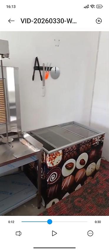 doner reklamları: Fast-food və dondurma satış nöqtəsi üçün komplekt avadanlıq paketi — 2