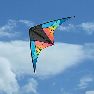 Dečije sportske igračke: Zmaј za upravljanje s dve ručke (stunt kite), trouglastog/delta — 1