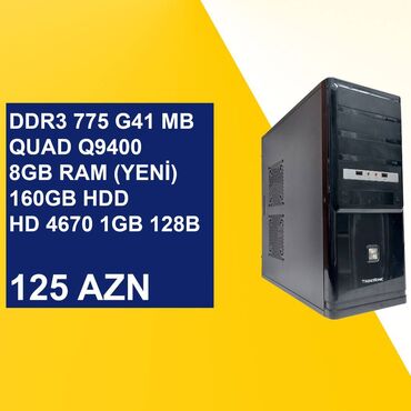 videokartlar: Sistem Bloku "Qori DDR3 G41 775 Q9400” ⭐Tək Sistem Bloku – 125 AZN ⭐19