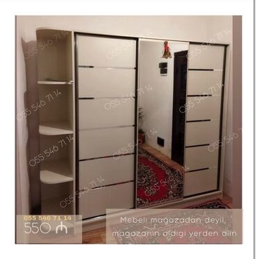 Divan və kreslo dəstləri: Yeni, Düz dolab, Qarderob, paltar dolabı