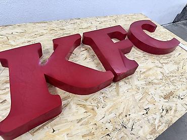 Изготовление рекламных конструкций: | Объемные буквы, | Монтаж — 24