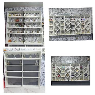 Kod 2717 Ətir vitrini satilir 300 azn Unvan maşdağa. Olculeri eni 1 m