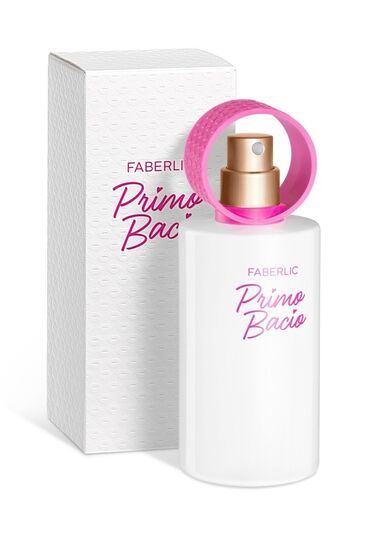 tek qaş: Faberlic Primo Bacio – meyvəli-çiçəkli istiqamətdə qadın ətiri. Qoxu