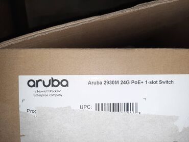 Modemlər və şəbəkə avadanlıqları: Коммутатор HP Aruba 2930M 24G PoE+ 1 слот (JL320A) artiq qaldigi ucun