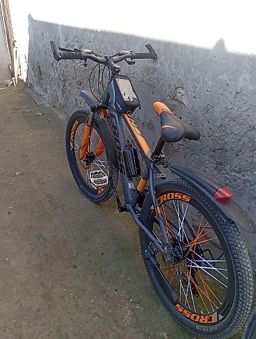 velosiped cross: KROSS dağ velosipedi – 27.5” təkərlər, disk əyləclər, amortizatorlu ön — 1