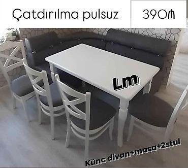 divan satilir: Квадратный стол, Для кухни, 4 персоны — 1