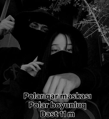 маски в баку: Polar qar maskası və polar boyunluq dəsti - Material: yumşaq, isti
