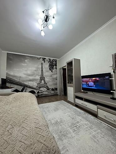 1 bedroom: 1 комната, Асанбай мкр Собственник, Парам без детей, от 1 года, С мебелью полностью — 1