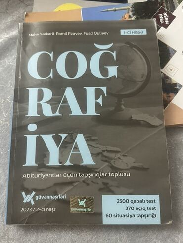 Abituriyentlər üçün "Coğrafiya" fənni üzrə tapşırıqlar toplusu təqdim