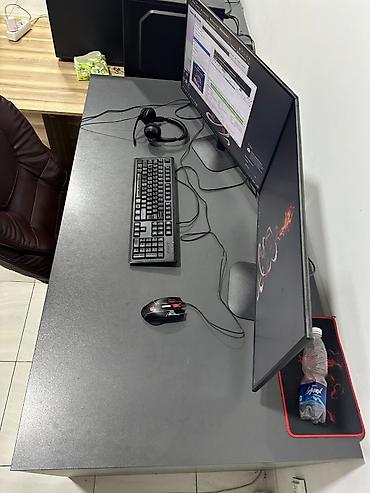 table study: Офисный стол, Б/у, Нерегулируемый, цвет - Серый, Прямоугольный, ЛДСП, Платная доставка, Самовывоз — 9