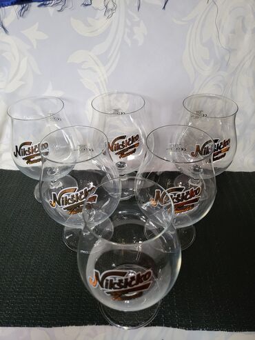 Čaše: Case za pivo,vintaz,nove Niksicko tamno Nemacka,kristalno staklo — 6