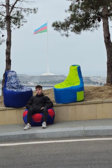 Pufiklər: Yeni, Pufik-kreslo, Parça, Kredit yoxdur, Çatdırılma yoxdur — 20