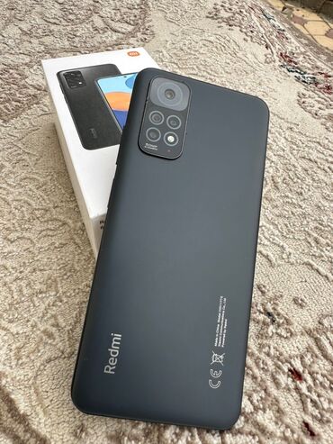 xiaomi redmi note 9 pro цена в бишкеке: Xiaomi, Redmi Note 11, Колдонулган, 128 ГБ, түсү - Кара, 2 SIM