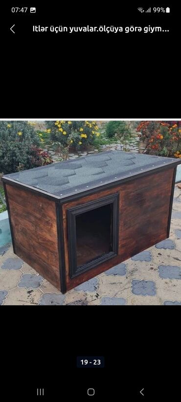 Yuvalar: Müxtəlif dizaynlarda mövcud olan bu taxta it evləri ev heyvanlarınız — 11