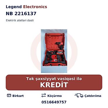 islənmis drel: Elan başlığı: Elektrik alətlər dəsti NB 2216137 Elektrik alətlər — 1