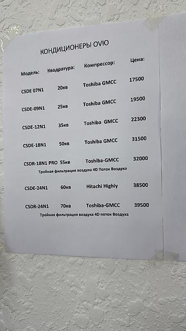 Настенные кондиционеры: Моноблок, Новый, 20-25 м², Классический at lalafo.kg — 22 Настенные кондиционеры: Моноблок, Новый, 20-25 м², Классический — 22