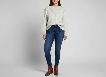 abercrombie fitch bluza z futerkiem: Светр жіночий, розмір 2XL