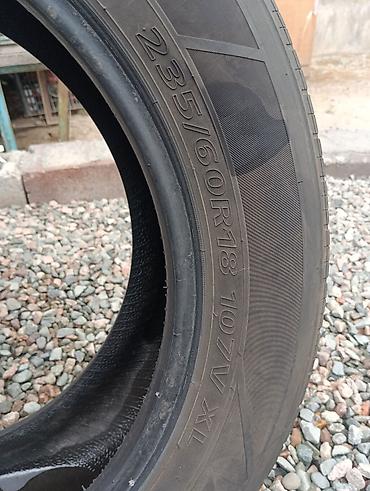 шина 23560r18: 3 шт летние шины по 1000 сом каждые - Размер: 235/60 R18 - Индекс — 7