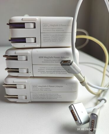 Адаптеры питания для ноутбуков: Оригинальная зарядка для MacBook. все зарядки из США. не реплика — 6