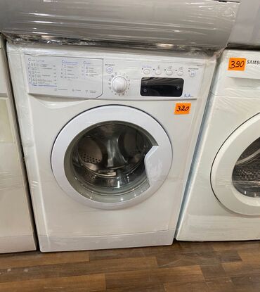 kredit paltaryuyan masinlar: Paltaryuyan maşın Indesit, 5 kq, İşlənmiş, Avtomat, Qurutma var, Kredit var, Ödənişli çatdırılma