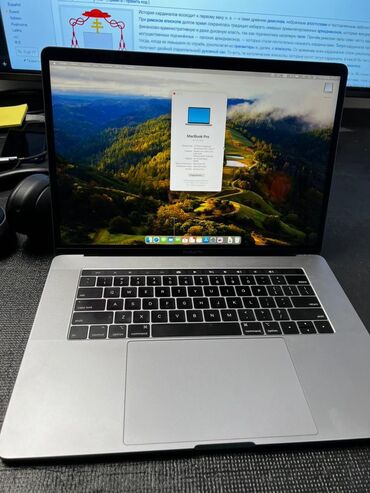 macbook в рассрочку: Ноутбук, Apple, 16 ГБ ОЗУ, Intel Core i7, 15.4 ", Б/у, Для работы, учебы, память SSD