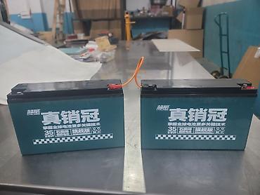 Аксессуары и запчасти для электротранспорта: Прадаю в хорошем состоянии тяговые акумуляторы лёгкае б.у 6 штек 12 — 3